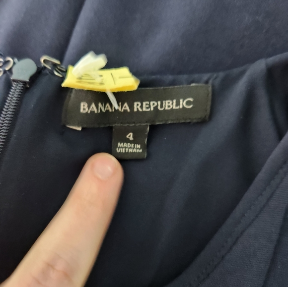 Banana Republic Knit Asymmetrical Ruffle Dress - Picture 8 of 8